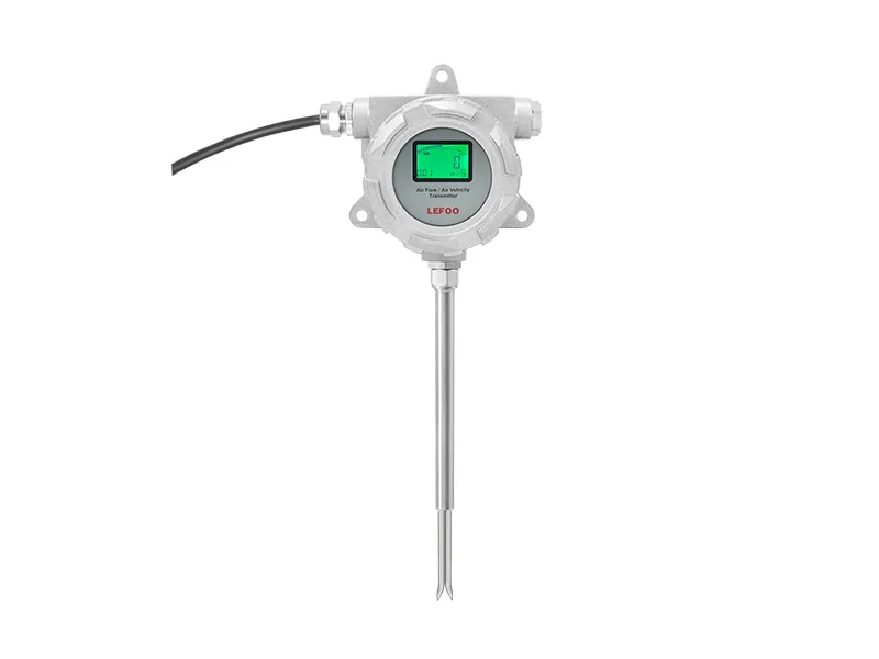 Transmetteur intégré de vitesse et de débit d'air antidéflagrant et haute température LFS73